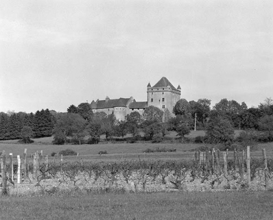 Façade ouest : vue éloignée. © Région Bourgogne-Franche-Comté, Inventaire du patrimoine