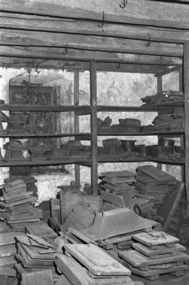 Modèles et planches de moulage d'éléments de fourneaux et de cuisinières. © Région Bourgogne-Franche-Comté, Inventaire du patrimoine