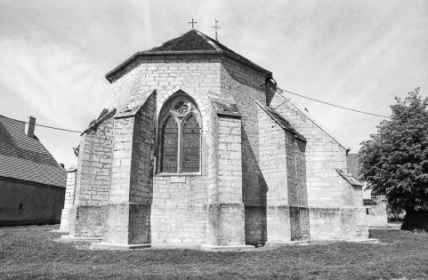 Vue du chevet. © Région Bourgogne-Franche-Comté, Inventaire du patrimoine