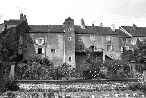 Façade sur jardin donnant sur l'Ognon. © Région Bourgogne-Franche-Comté, Inventaire du patrimoine