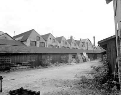 Les ateliers de la fonderie en 1981. SRI. Enquête régionale sur les bâtiments industriels (1979-1981). © Région Bourgogne-Franche-Comté, Inventaire du patrimoine