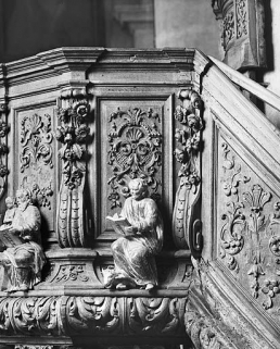 Statuette : saint Marc. © Région Bourgogne-Franche-Comté, Inventaire du patrimoine