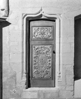 Porte de la sacrisitie. © Région Bourgogne-Franche-Comté, Inventaire du patrimoine