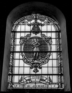 Baie 6 : saint Isidore © Région Bourgogne-Franche-Comté, Inventaire du patrimoine