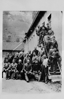 Ouvriers (1), vers 1890-1900. © Région Bourgogne-Franche-Comté, Inventaire du patrimoine Ouvriers (1), vers 1890-1900. © Région Bourgogne-Franche-Comté, Inventaire du patrimoine