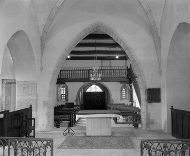 Nef vue depuis la choeur. © Région Bourgogne-Franche-Comté, Inventaire du patrimoine