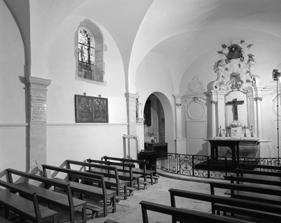 Nef et choeur vus depuis l'entrée. © Région Bourgogne-Franche-Comté, Inventaire du patrimoine