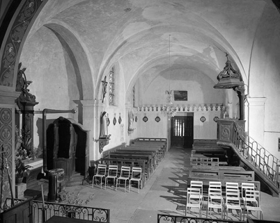 Intérieur : nef et transept vus depuis le choeur. © Région Bourgogne-Franche-Comté, Inventaire du patrimoine
