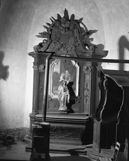Vue d'ensemble de l'autel-retable droit. © Région Bourgogne-Franche-Comté, Inventaire du patrimoine