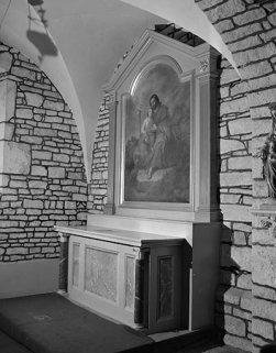 Autel-retable latéral gauche : vue d'ensemble. © Région Bourgogne-Franche-Comté, Inventaire du patrimoine