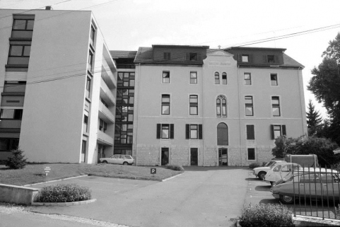 Façade antérieure et annexe. © Région Bourgogne-Franche-Comté, Inventaire du patrimoine