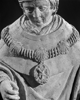 Détail : médaille. © Région Bourgogne-Franche-Comté, Inventaire du patrimoine