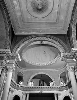 Chapelle II, vue de la tribune depuis le choeur. © Région Bourgogne-Franche-Comté, Inventaire du patrimoine