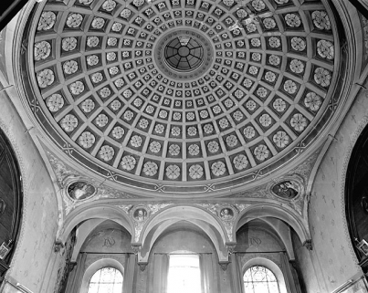 Chapelle, coupole et pendentifs. © Région Bourgogne-Franche-Comté, Inventaire du patrimoine