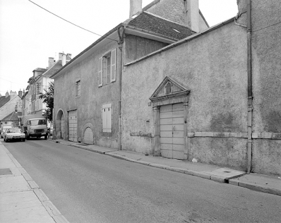 Façade antérieure, partie centrale. © Région Bourgogne-Franche-Comté, Inventaire du patrimoine