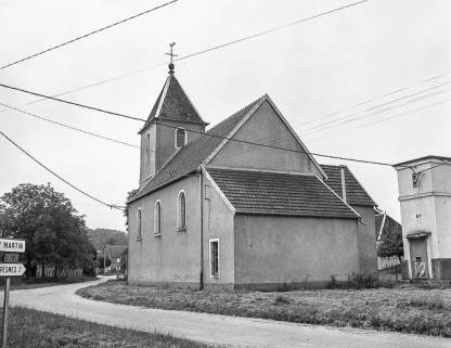 Façade postérieure et latérale droite. © Région Bourgogne-Franche-Comté, Inventaire du patrimoine