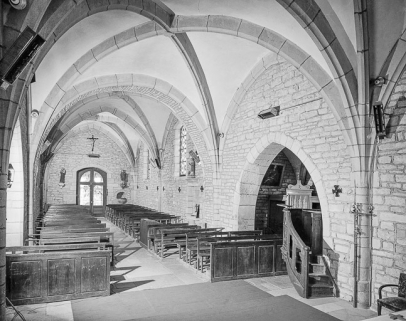 Intérieur : nef. © Région Bourgogne-Franche-Comté, Inventaire du patrimoine