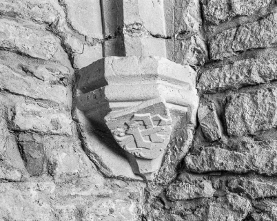 Première  chapelle droite : culot sud-est. © Région Bourgogne-Franche-Comté, Inventaire du patrimoine