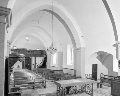 Nef vue depuis le choeur. © Région Bourgogne-Franche-Comté, Inventaire du patrimoine
