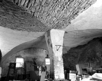 Pièce voûtée au rez-de-chaussée : la voûte. © Région Bourgogne-Franche-Comté, Inventaire du patrimoine