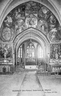 Intérieur : vue du choeur. © Région Bourgogne-Franche-Comté, Inventaire du patrimoine