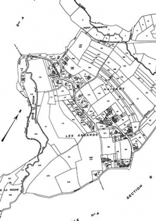 Cadastre : 1979 A (feuille n°1). © Région Bourgogne-Franche-Comté, Inventaire du patrimoine