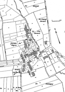 Cadastre : 1942 D (1ère feuille). © Région Bourgogne-Franche-Comté, Inventaire du patrimoine