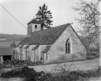 Chevet et face droite. © Région Bourgogne-Franche-Comté, Inventaire du patrimoine