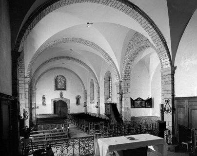 Elévation gauche vue depuis le choeur. © Région Bourgogne-Franche-Comté, Inventaire du patrimoine