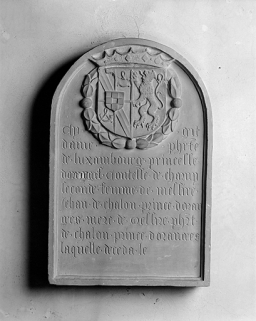 Epitaphe de Philiberte de Luxembourg. © Région Bourgogne-Franche-Comté, Inventaire du patrimoine