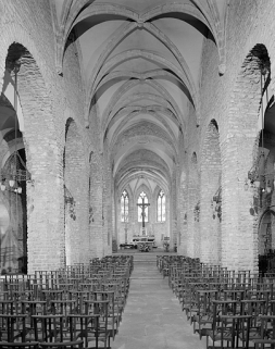 Eglise Saint-Désiré. Vaisseau central vu depuis l'ouest. © Région Bourgogne-Franche-Comté, Inventaire du patrimoine