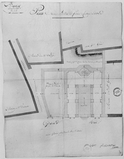 Plan de Disqueux (non réalisé). © Région Bourgogne-Franche-Comté, Inventaire du patrimoine
