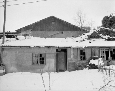 Corps de la grande salle, pignon est. © Région Bourgogne-Franche-Comté, Inventaire du patrimoine