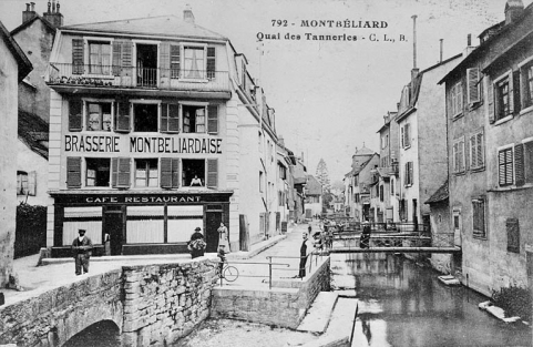 Montbéliard. Quai des Tanneries, début 20e siècle. © Région Bourgogne-Franche-Comté, Inventaire du patrimoine Montbéliard. Quai des Tanneries, début 20e siècle. © Région Bourgogne-Franche-Comté, Inventaire du patrimoine