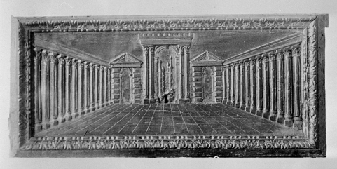 Vue des deux tours [...] en 1575 [...], fin 19e ou début 20e siècle. © Région Bourgogne-Franche-Comté, Inventaire du patrimoine