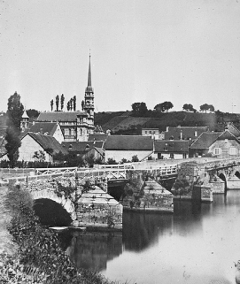Le Grand Pont avant la guerre de 70, avant 1870. © Région Bourgogne-Franche-Comté, Inventaire du patrimoine Le Grand Pont avant la guerre de 70, avant 1870. © Région Bourgogne-Franche-Comté, Inventaire du patrimoine