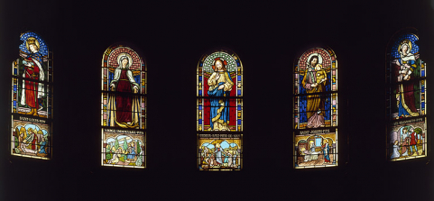 Baies 1 à 4 et 6 : vue d'ensemble. © Région Bourgogne-Franche-Comté, Inventaire du patrimoine