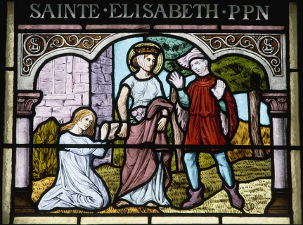 Baie 4, registre inférieur : la méprise du mari. © Région Bourgogne-Franche-Comté, Inventaire du patrimoine