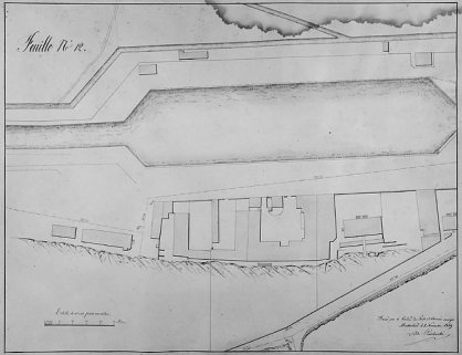 Plan parcellaire de 1859, feuille 12. © Région Bourgogne-Franche-Comté, Inventaire du patrimoine Plan parcellaire de 1859, feuille 12. © Région Bourgogne-Franche-Comté, Inventaire du patrimoine