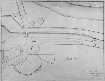 Plan parcellaire de 1859, feuille 13. © Région Bourgogne-Franche-Comté, Inventaire du patrimoine Plan parcellaire de 1859, feuille 13. © Région Bourgogne-Franche-Comté, Inventaire du patrimoine