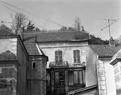 Détail de l'élévation antérieure du logis. © Région Bourgogne-Franche-Comté, Inventaire du patrimoine