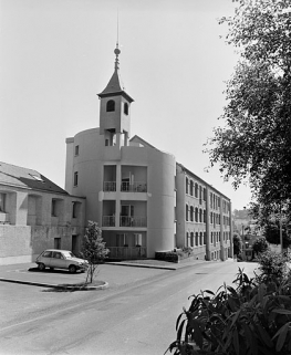 Etat en 1986, après la reconversion en logements H.L.M. SRI. Inventaire topographique du canton de Beaucourt (1981-1982). © Région Bourgogne-Franche-Comté, Inventaire du patrimoine