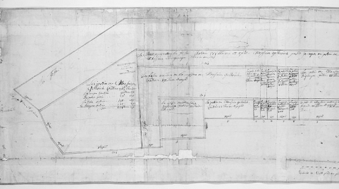 Plan parcellaire de 1715-1718. Feuille 16 (D). © Région Bourgogne-Franche-Comté, Inventaire du patrimoine Plan parcellaire de 1715-1718. Feuille 16 (D). © Région Bourgogne-Franche-Comté, Inventaire du patrimoine