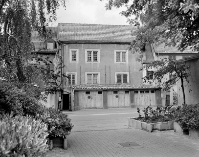 Maison 28, rue des Febvres. Façade sur la rue de la Schliffe. Fin 16e ou début 17e siècle. © Région Bourgogne-Franche-Comté, Inventaire du patrimoine