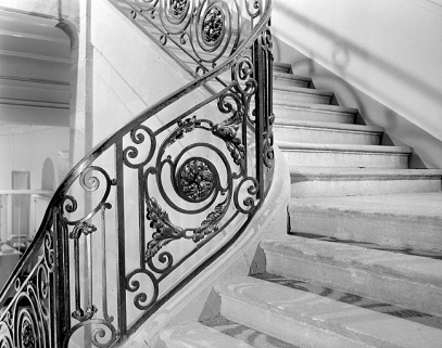 Détail, panneau de la montée gauche. © Région Bourgogne-Franche-Comté, Inventaire du patrimoine