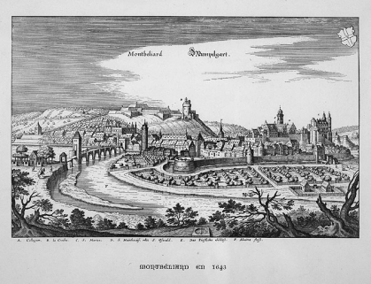 Montbéliard, 1643. © Région Bourgogne-Franche-Comté, Inventaire du patrimoine