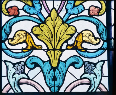 Détail : palmette. © Région Bourgogne-Franche-Comté, Inventaire du patrimoine