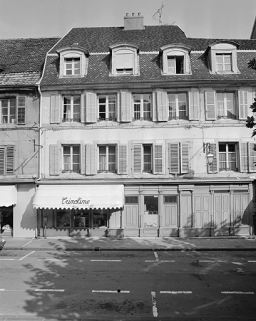 Maison 6, place Dorian. Dernier quart 18e siècle. © Région Bourgogne-Franche-Comté, Inventaire du patrimoine