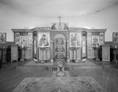 Tour Henriette. Pièce du cinquième niveau aménagée en église orthodoxe. © Région Bourgogne-Franche-Comté, Inventaire du patrimoine