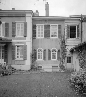 Façade sur jardin. Aile est. © Région Bourgogne-Franche-Comté, Inventaire du patrimoine